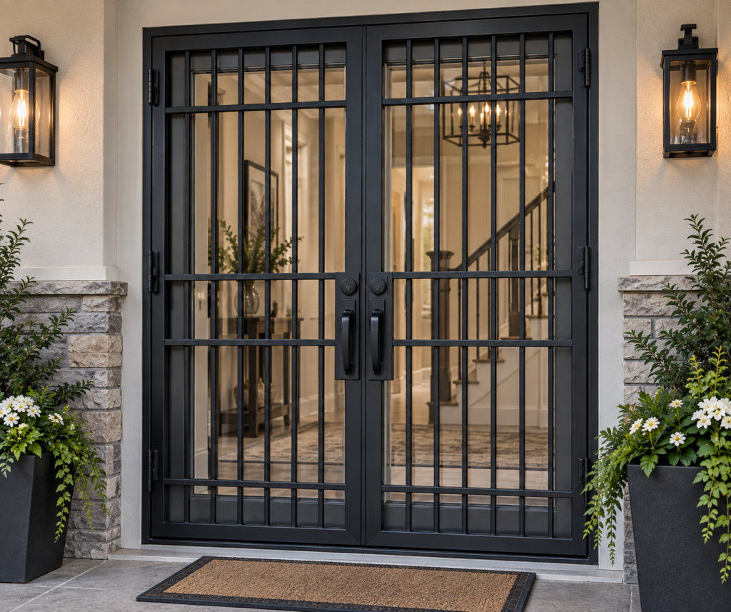 Double-Door Security Bars